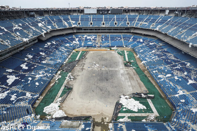 Interior of the Pontiac Silverdome