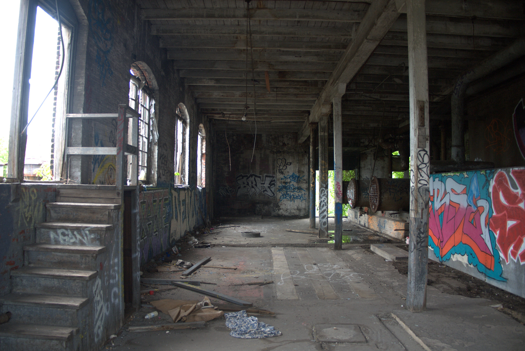 Inside The American Ice Company, Baltimore Abandoned Spaces