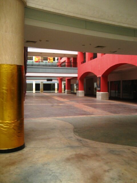 Empty hallway in the South China Mall