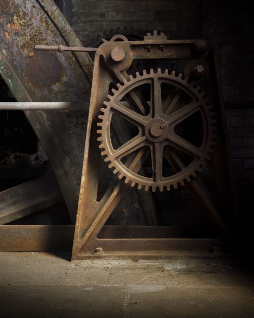 Wheel. Author: Matt Emmett | Facebook @ForgottenHeritagePhotography