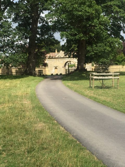 The gatehouse leading to Jervaulx Hall. Author: Charlotte Bond