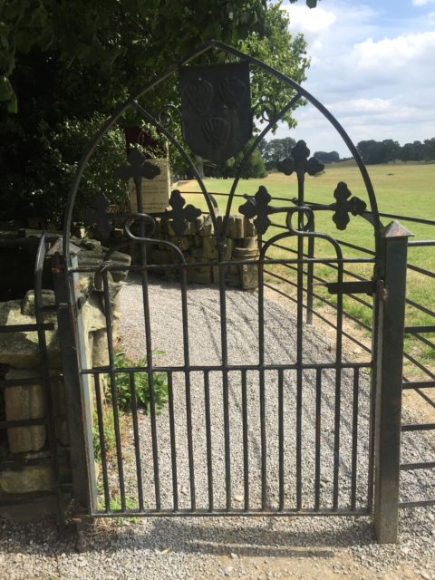Gate to the abbey. Author: Charlotte Bond