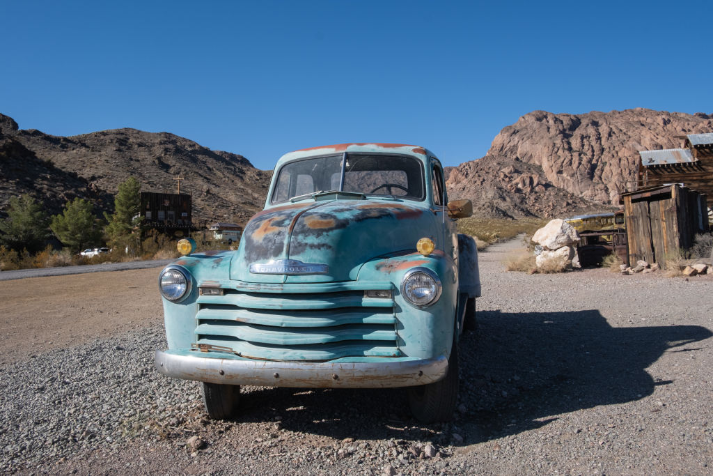 old truck abandoned in Nelson