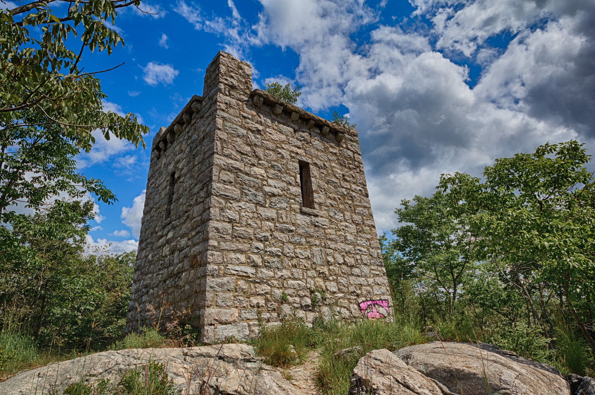 Van Slyke Castle in Ramapo Mountain State Forest, New Jersey