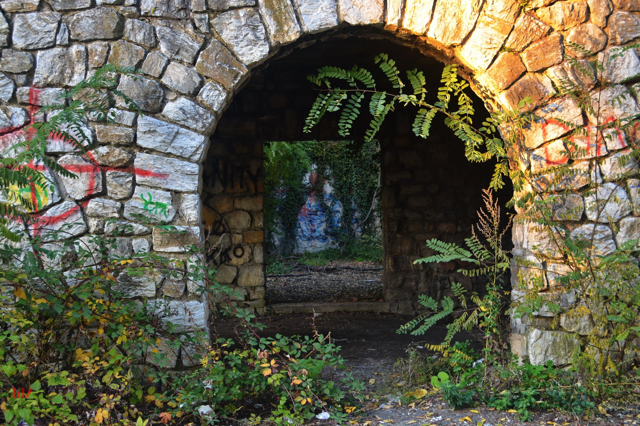 Ruins of the Villa Rebar Which Once Housed a Croatian Dictator