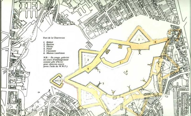 Plan of the fort. Author: Etudes & Environnement asbl – Maxime Metzmacher, CC BY-SA 3.0