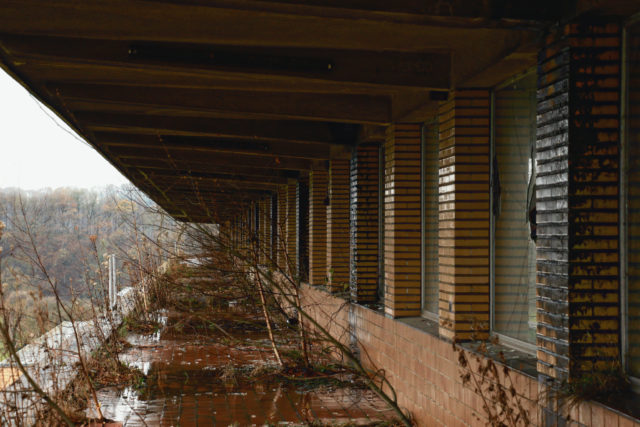 One of the terraces Author: Eric Jaminet (Urbex Vision) – urbexvision.com