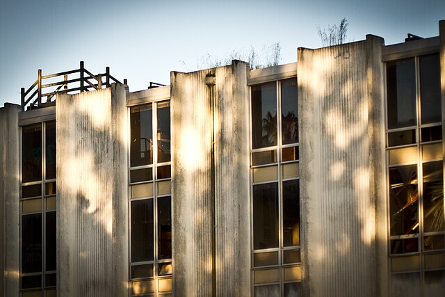 Exterior of an abandoned building