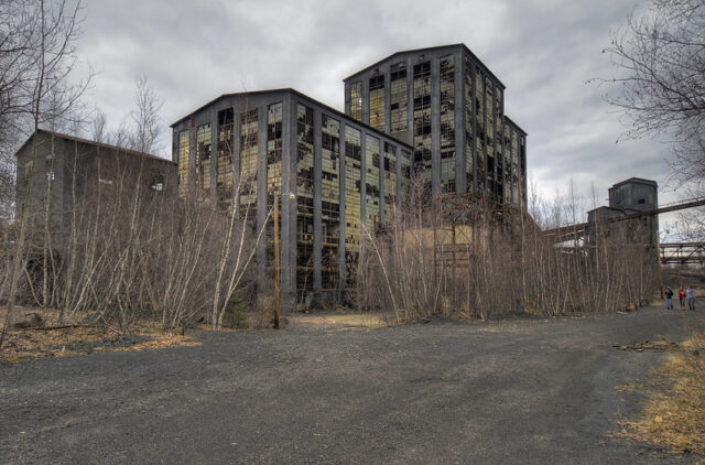 Exterior of the Huber Breaker