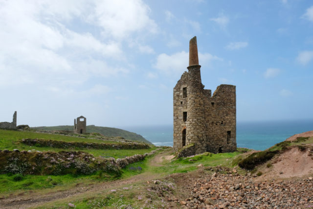 Wheal Owles, a 19th-century tin mine on the Cornish coast at Botallack. By JohnGollop