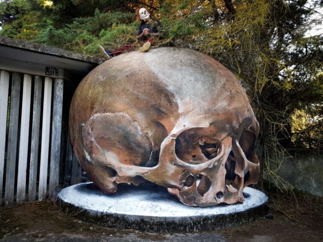 Huge skull. By Sérgio Odeith