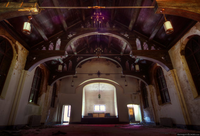 The chapel within the Allentown State Hospital