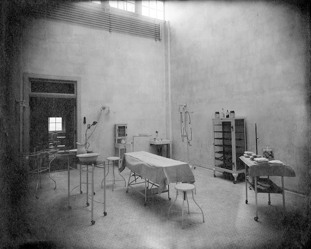 A surgical operations room at the hospital