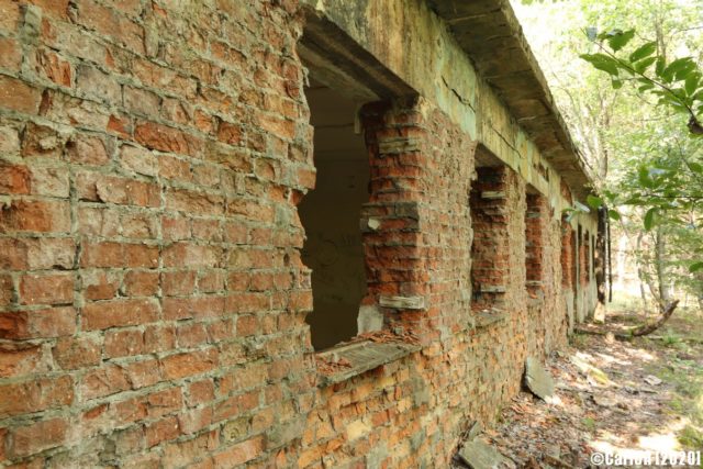 Brick exterior of the bunker. (Photo Credit: CarloR)