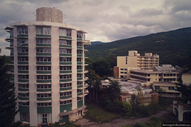 An aerial view of the Nevele Grand Resort