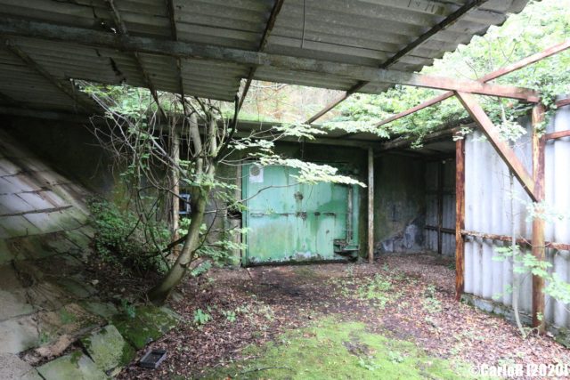 Building with a broken roof