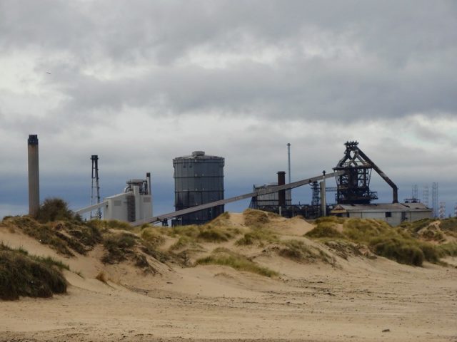 Dorman Long site as seen from the banks of the River Tees