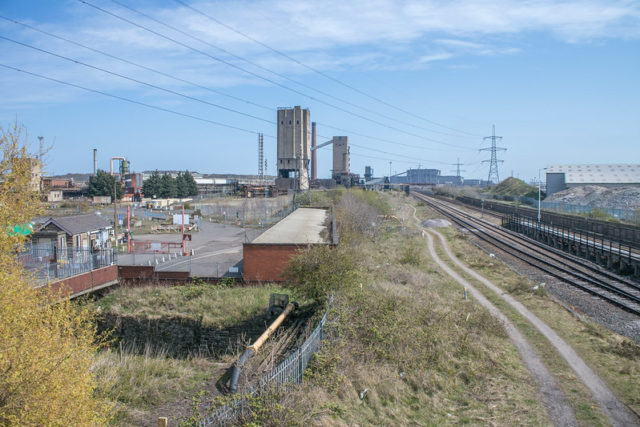 View of Dorman Long tower from a distance