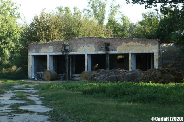 Airplane hangar at Kalocsa Airfield