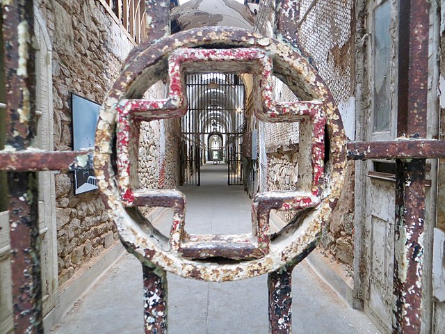 Entrance to the hospital wing of Eastern State Penitentiary