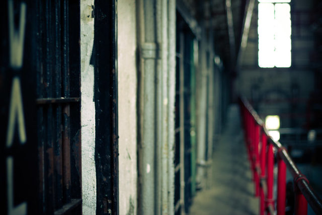 Second floor of a cellblock at the Missouri State Penitentiary