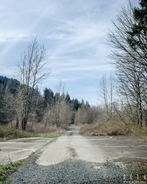 Gravel road outside of Bridal Veil