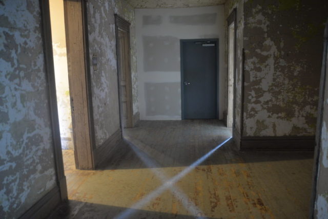 Dimly-lit hallway at the Ohio State Reformatory