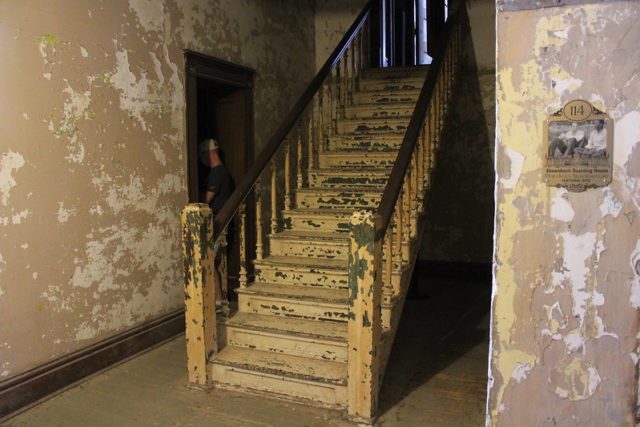 Rundown staircase