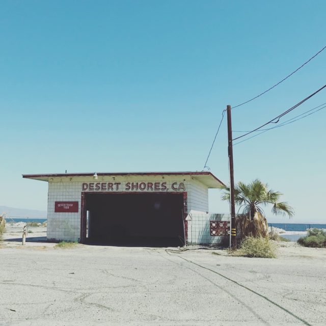 a shack in Salton Sea 