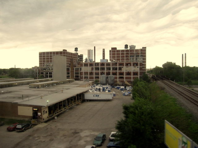 Exterior of the Brach's Candy Factory