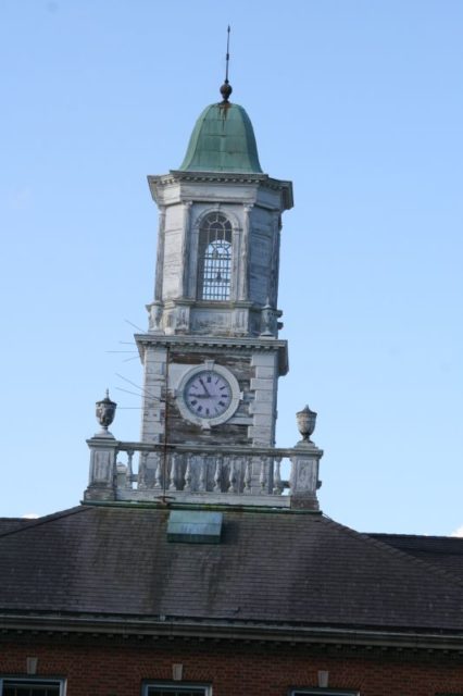 Clock tower at Fairfield Hills 