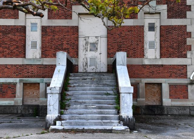 Entrance into the Ellis Island Immigrant Hospital