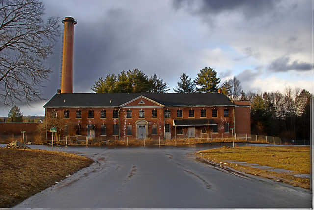 Abandoned building at Fairfield Hills 