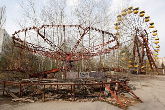 Abandoned amusement park at Pripyat 