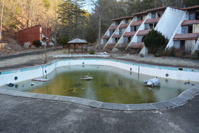 Bell shaped pool at Penn Hills 