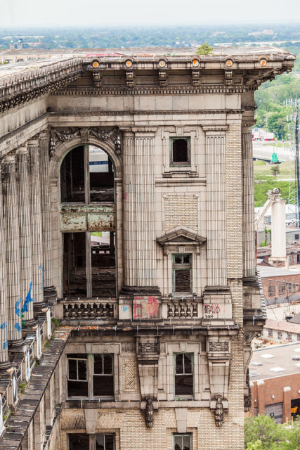 Exterior of Michigan Central Station 