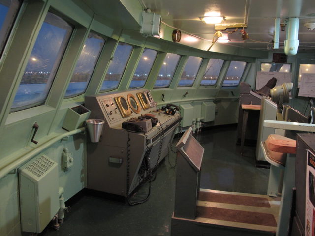 NS Savannah bridge at night