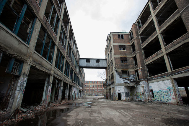 Exterior of the Packard Automotive Plant