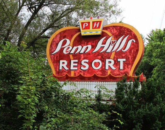 Penn Hills Resort Sign 