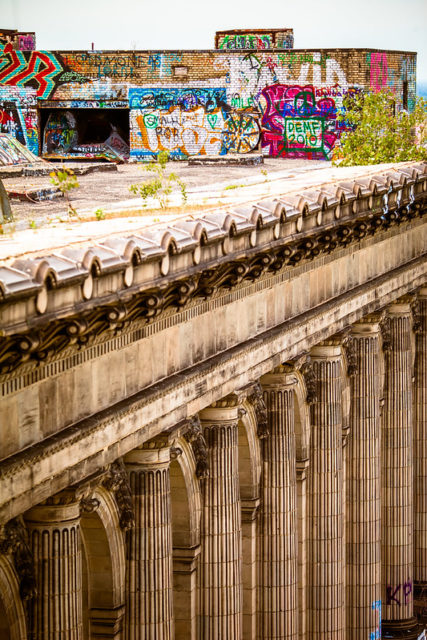 Rooftop of Michigan Central Station 