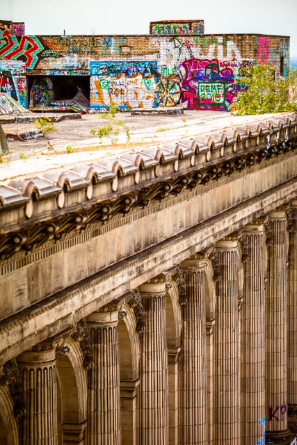 Rooftop of Michigan Central Station