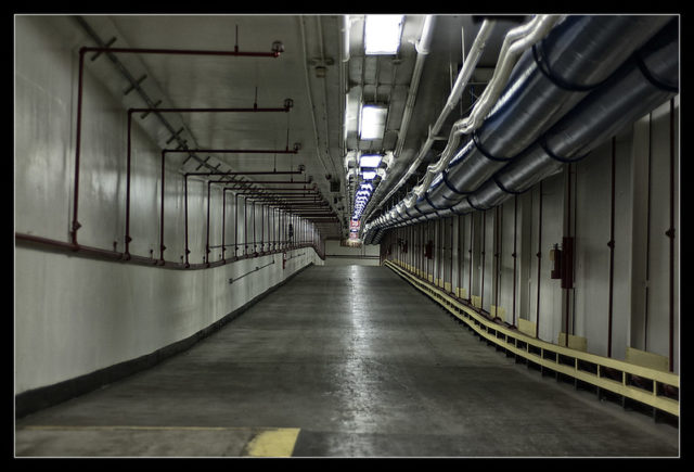 View of the Farley-Morgan postal tunnel