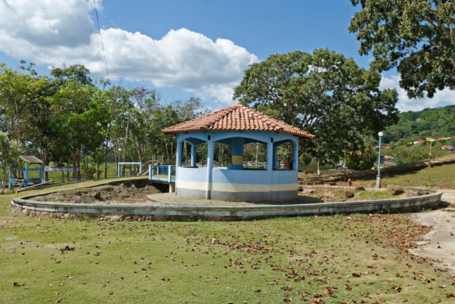 Abandoned gazebo