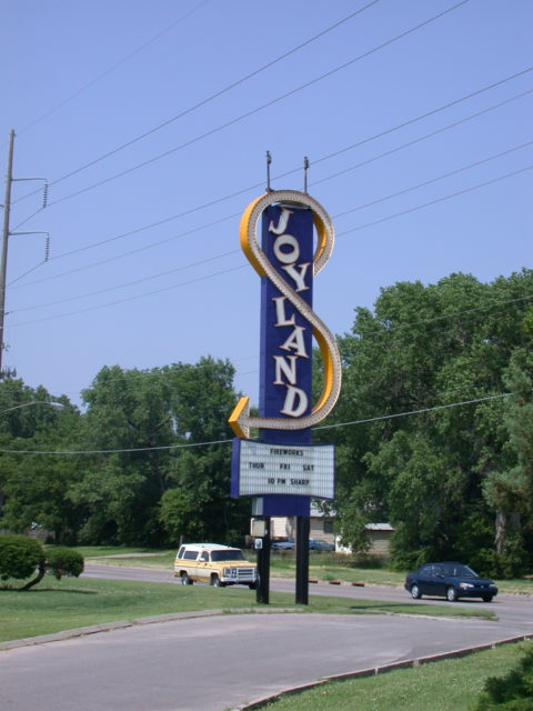 Joyland sign circa 2003 