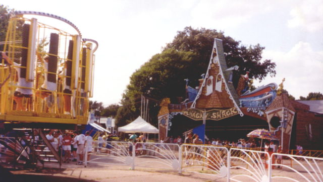 Tilt-a-whirl and Whacky Shack 1997