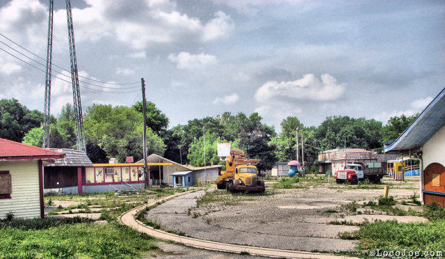 Abandoned attractions at Joyland