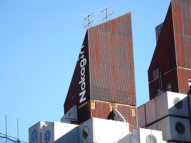 Roof of the Nakagin Capsule Tower