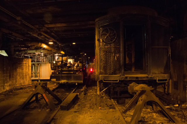 View down the tunnel of Track 61