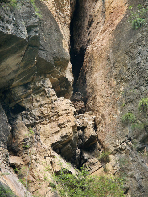 Hanging coffins of the Bo people