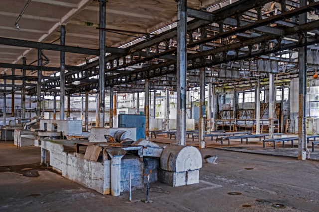 Interior of the Anglo Meat Packing Plant